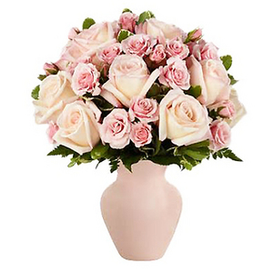 美丽佳人-粉玫瑰 送花到台湾,送花到上海,全球送花,国际送花