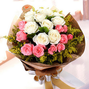 不得不爱-20朵玫瑰花束 送花到台湾,送花到上海,全球送花,国际送花