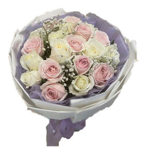 美丽的时光-20朵玫瑰花束 送花到台湾,送花到上海,全球送花,国际送花