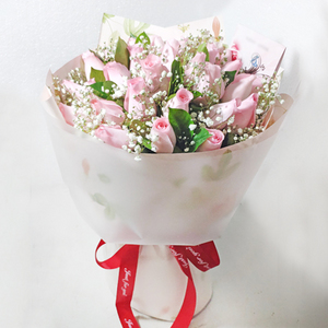 花漾幸福-33朵玫瑰花束 送花到台灣,送花到大陸,全球送花,國際送花