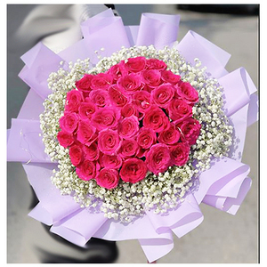 穿越時空來愛妳-33朵玫瑰花束 送花到台灣,送花到大陸,全球送花,國際送花