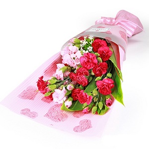 小型康乃馨花束 送花到台湾,送花到上海,全球送花,国际送花