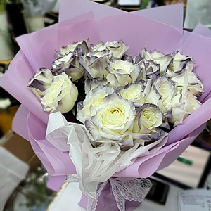 30朵紫灰色玫瑰花束 送花到台灣,送花到大陸,全球送花,國際送花