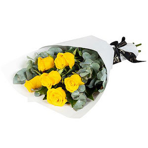 思戀-黃玫瑰花束 送花到台灣,送花到大陸,全球送花,國際送花