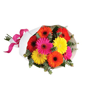 Mixed Color Gerbera Bouquet 送花到台灣,送花到大陸,全球送花,國際送花