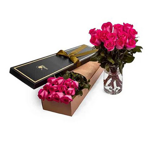 Roses - Pink - 12 Stems 送花到台灣,送花到大陸,全球送花,國際送花