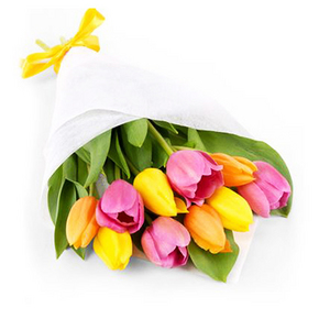 colorful tulips(Large size) 送花到台灣,送花到大陸,全球送花,國際送花