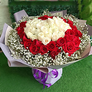 只為你停留-77朵玫瑰花束 送花到台灣,送花到大陸,全球送花,國際送花