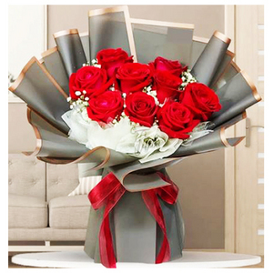 引人入胜-紅玫瑰 送花到台湾,送花到上海,全球送花,国际送花