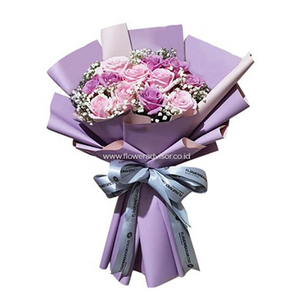 粉红云朵-粉玫瑰 送花到台湾,送花到上海,全球送花,国际送花