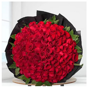 令人陶醉的吻-99紅玫瑰 送花到台湾,送花到上海,全球送花,国际送花