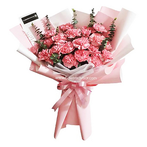 温暖的拥抱-粉色康乃馨 送花到台湾,送花到上海,全球送花,国际送花