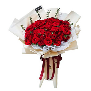 客制-77朵紅玫瑰花束 送花到台湾,送花到上海,全球送花,国际送花
