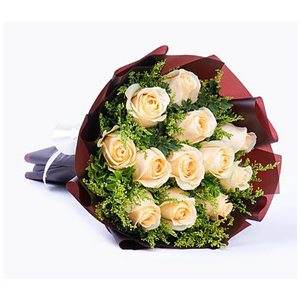 純愛-香檳玫瑰 送花到台灣,送花到大陸,全球送花,國際送花