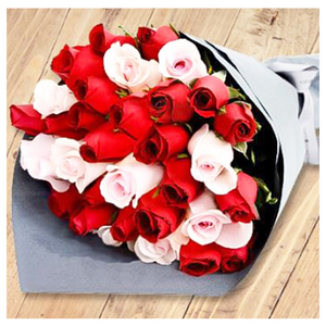 寶貝甜心-玫瑰百合花束 送花到台灣,送花到大陸,全球送花,國際送花