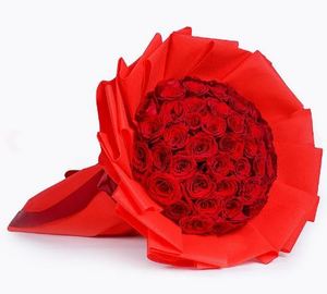 无悔挚爱-50朵红玫瑰花束 送花到台湾,送花到上海,全球送花,国际送花