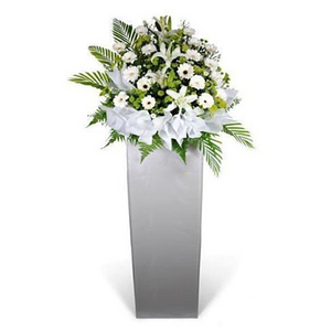 吊唁高架-4 送花到台湾,送花到上海,全球送花,国际送花