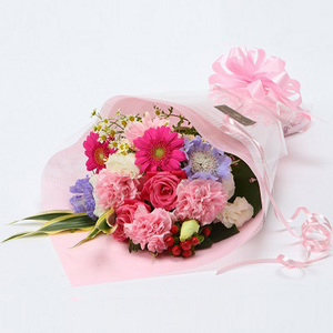 法式粉紅-20~25朵綜合花束 送花到台灣,送花到大陸,全球送花,國際送花