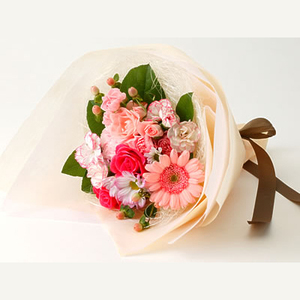粉嫩天使-13-15朵迷你綜合花花束 送花到台灣,送花到大陸,全球送花,國際送花