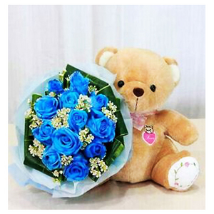 蓝色爱情海 送花到台湾,送花到上海,全球送花,国际送花