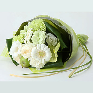 自然寫意-綠色系13~15朵綜合花花束 送花到台灣,送花到大陸,全球送花,國際送花