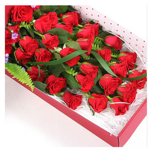 快遞你的愛-30朵紅玫瑰花禮盒 送花到台灣,送花到大陸,全球送花,國際送花