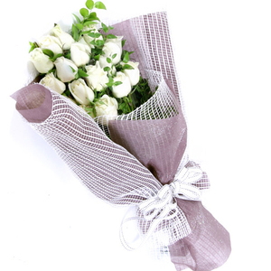 白色天使-15朵白玫瑰花束 送花到台灣,送花到大陸,全球送花,國際送花
