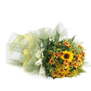蜂蜜幸運草-向日葵 送花到台灣,送花到大陸,全球送花,國際送花