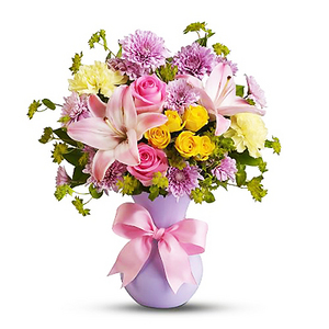 明亮生活-粉玫瑰,白玫瑰,繡球花 送花到台灣,送花到大陸,全球送花,國際送花