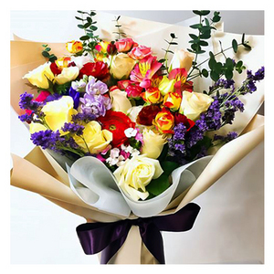 混色玫瑰大型综合花束 送花到台湾,送花到上海,全球送花,国际送花