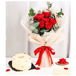 Flower and Cake Combination 2 - Joy 送花到台灣,送花到大陸,全球送花,國際送花