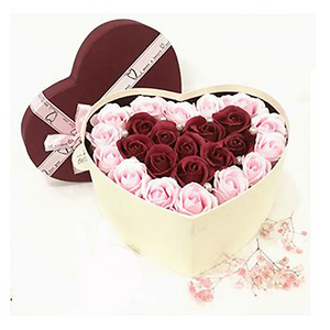 Heart to Heart (Rose Soap Flower) 送花到台灣,送花到大陸,全球送花,國際送花