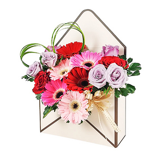 魅力无限-玫瑰花盒 送花到台湾,送花到上海,全球送花,国际送花