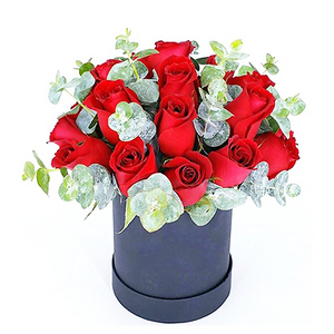 挚爱-玫瑰盒花 送花到台湾,送花到上海,全球送花,国际送花
