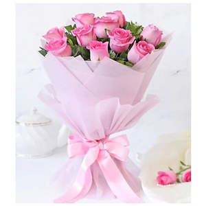 粉色愛戀-12朵 送花到台灣,送花到大陸,全球送花,國際送花
