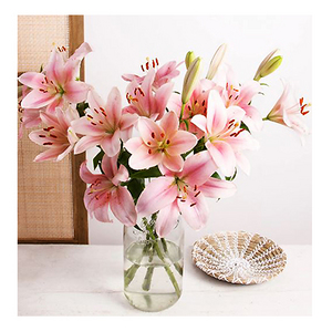 Pink Lily Bouquet 送花到台灣,送花到大陸,全球送花,國際送花