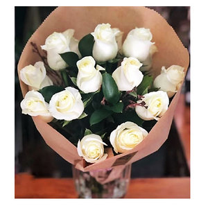 白玫瑰花束 送花到台灣,送花到大陸,全球送花,國際送花