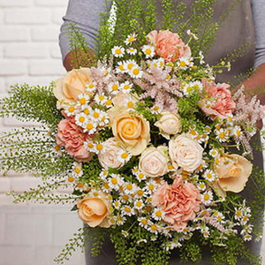 粉彩和谐序曲 送花到台湾,送花到上海,全球送花,国际送花