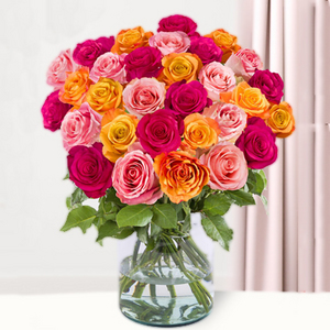 三色玫瑰花束 送花到台湾,送花到上海,全球送花,国际送花