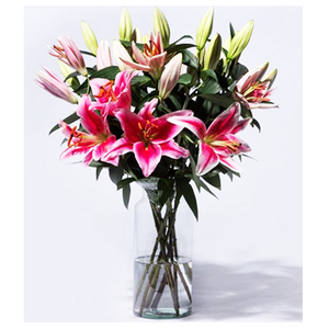 pink lily bouquet 送花到台灣,送花到大陸,全球送花,國際送花