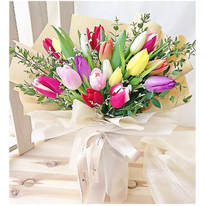 魅力舞娘-混色郁金香花束 送花到台湾,送花到上海,全球送花,国际送花