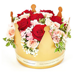 rose crown 送花到台灣,送花到大陸,全球送花,國際送花