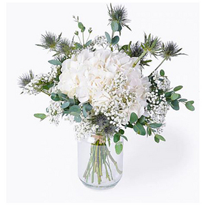 Pure Love - White Hydrangea 送花到台灣,送花到大陸,全球送花,國際送花