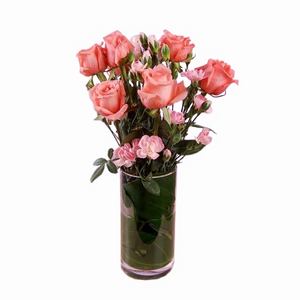 Pink Bubble-Pink Roses 送花到台灣,送花到大陸,全球送花,國際送花