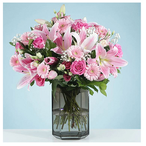 粉色佳人 送花到台湾,送花到上海,全球送花,国际送花