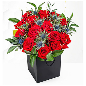 fiery red rose 送花到台灣,送花到大陸,全球送花,國際送花