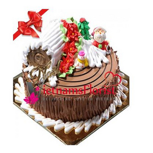 甜蜜的圣诞节-造型蛋糕 送花到台湾,送花到上海,全球送花,国际送花