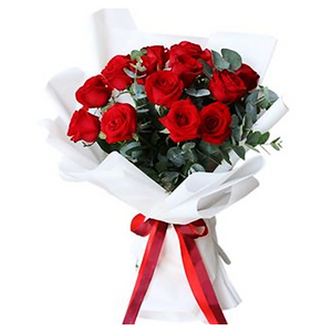 12朵紅玫瑰花束 送花到台灣,送花到大陸,全球送花,國際送花