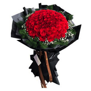 100 Red Roses Bouquet 送花到台灣,送花到大陸,全球送花,國際送花