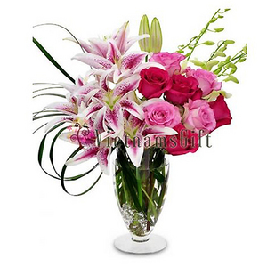 百合茱麗葉 送花到台灣,送花到大陸,全球送花,國際送花